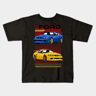 V8 SVT Cobra Car Kids T-Shirt